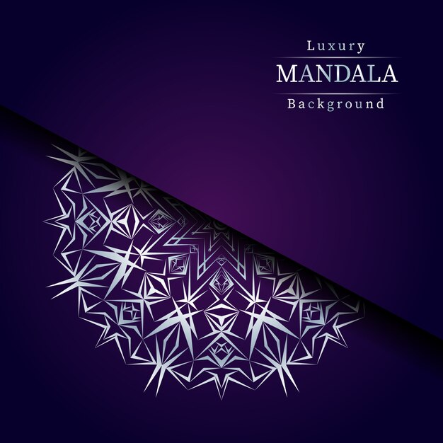 Diseño de mandala ornamental de lujo