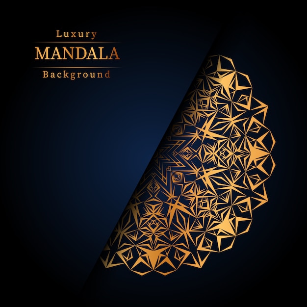 Diseño de mandala ornamental de lujo