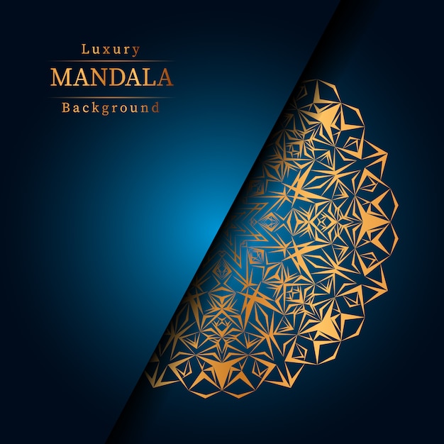 Diseño de mandala ornamental de lujo