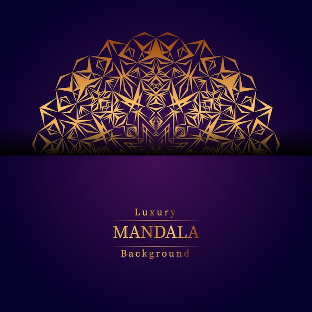 Diseño de mandala ornamental de lujo