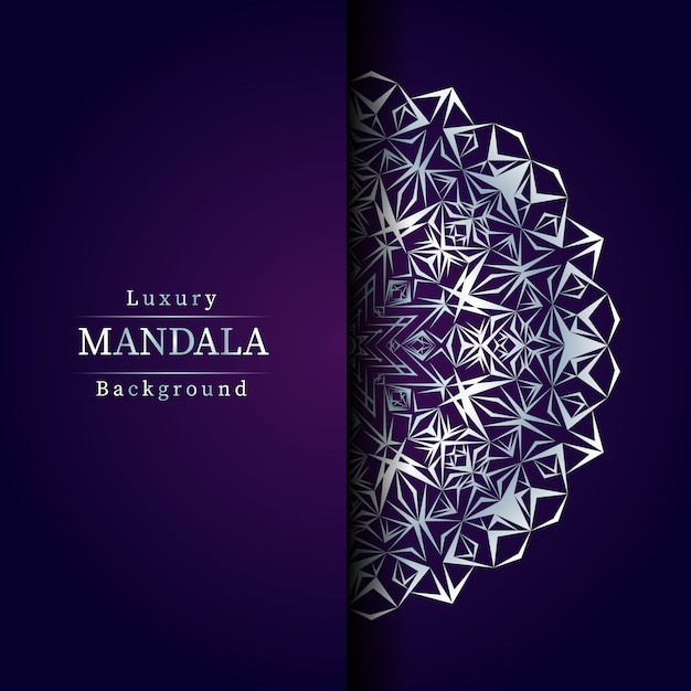 Diseño de mandala ornamental de lujo