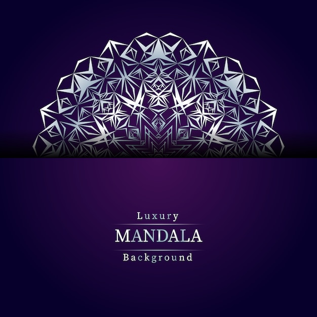 Diseño de mandala ornamental de lujo