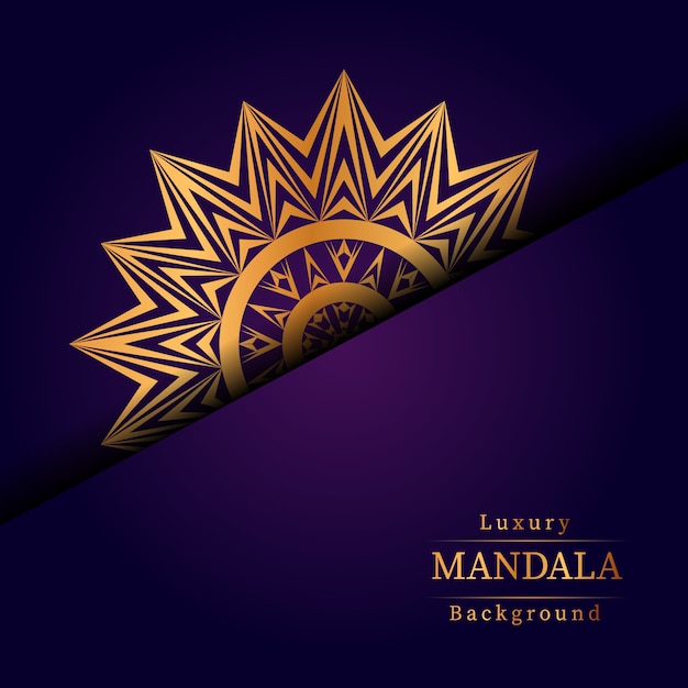 Diseño de mandala ornamental de lujo