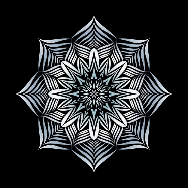 Diseño de mandala ornamental de lujo