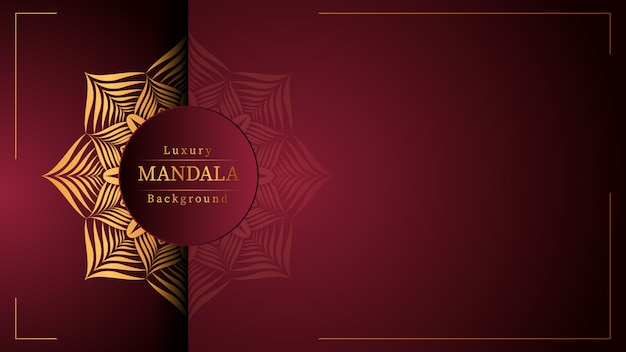 Diseño de mandala ornamental de lujo