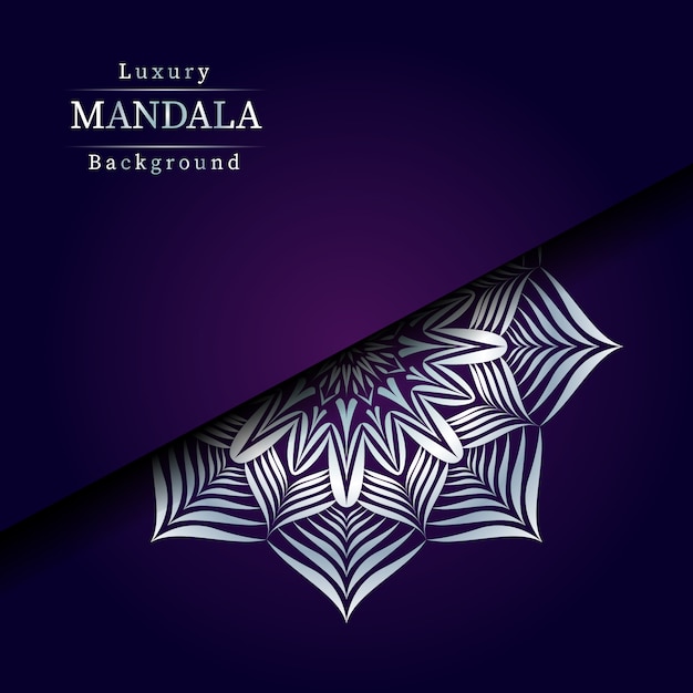 Diseño de mandala ornamental de lujo