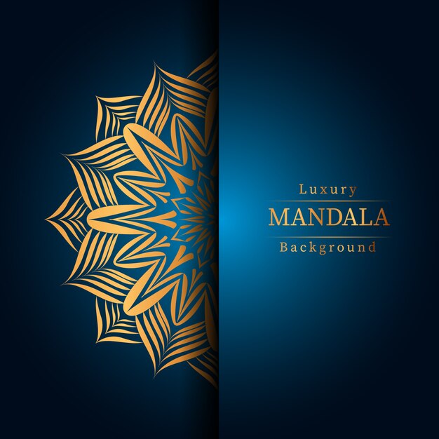 Diseño de mandala ornamental de lujo