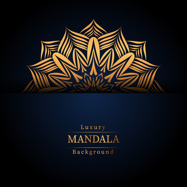 Diseño de mandala ornamental de lujo