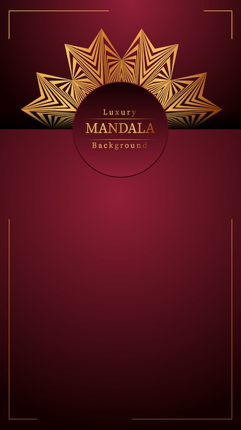 Diseño de mandala ornamental de lujo