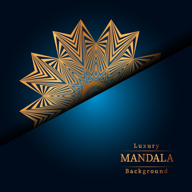 Diseño de mandala ornamental de lujo