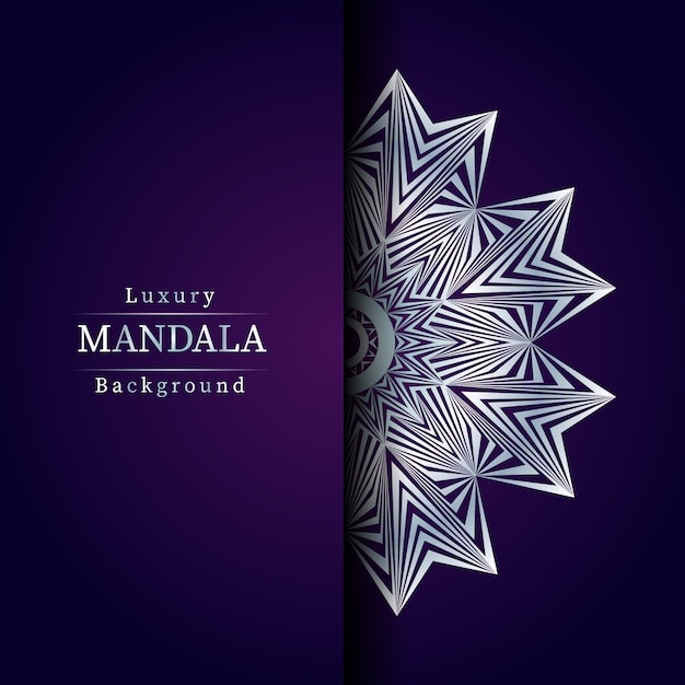 Diseño de mandala ornamental de lujo