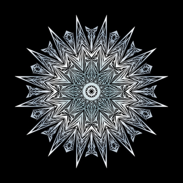 Diseño de mandala ornamental de lujo