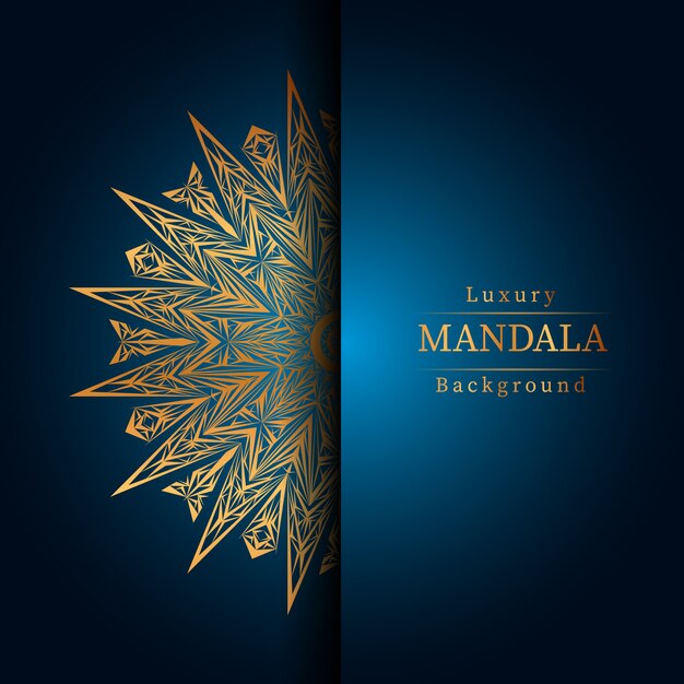 Diseño de mandala ornamental de lujo