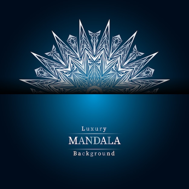 Diseño de mandala ornamental de lujo
