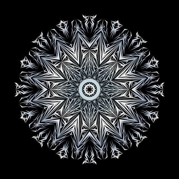 Diseño de mandala ornamental de lujo