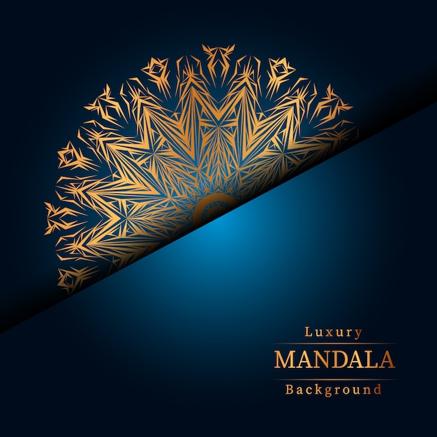 Diseño de mandala ornamental de lujo