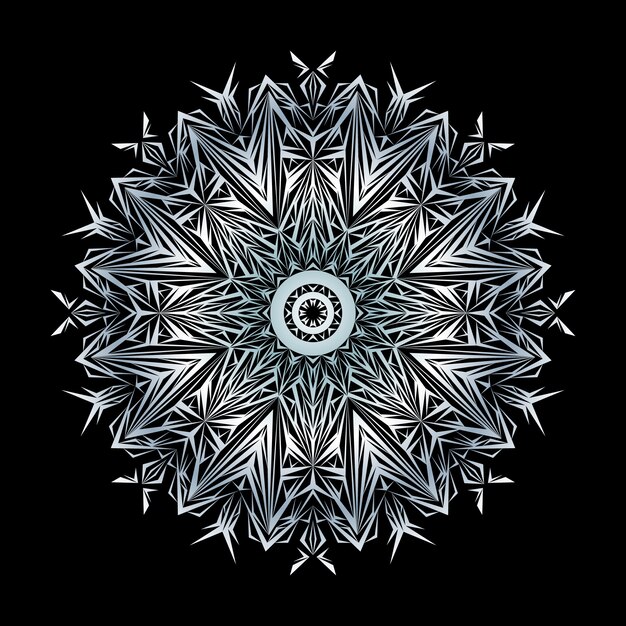 Diseño de mandala ornamental de lujo