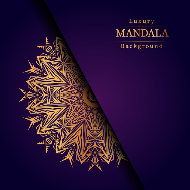 Diseño de mandala ornamental de lujo