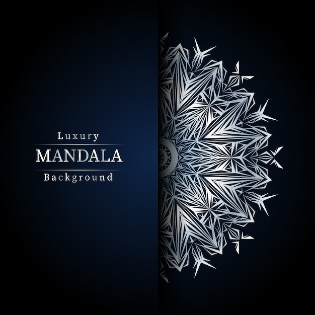 Diseño de mandala ornamental de lujo