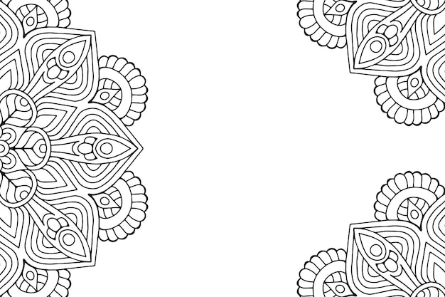 Diseño de mandala ornamental de lujo.