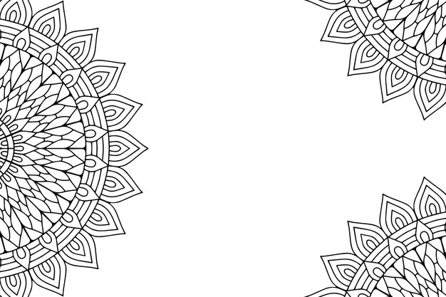 Diseño de mandala ornamental de lujo.