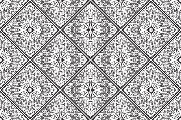 Diseño de mandala ornamental de lujo