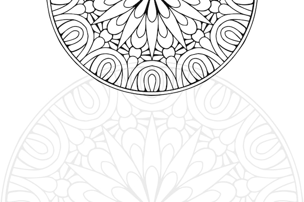 Diseño de mandala ornamental de lujo