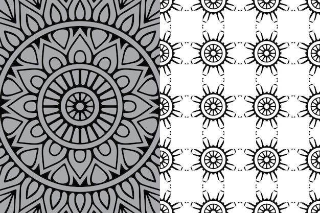 Diseño de mandala ornamental de lujo