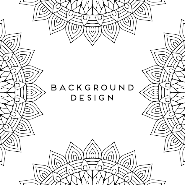 Diseño de mandala ornamental de lujo