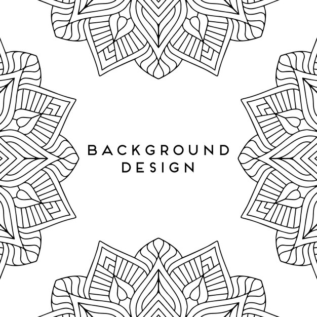 Diseño de mandala ornamental de lujo