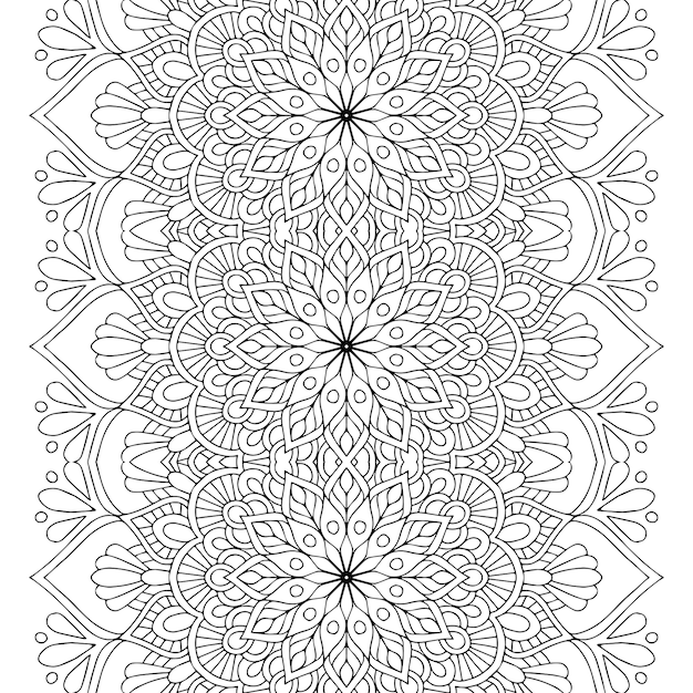 Diseño de mandala ornamental de lujo