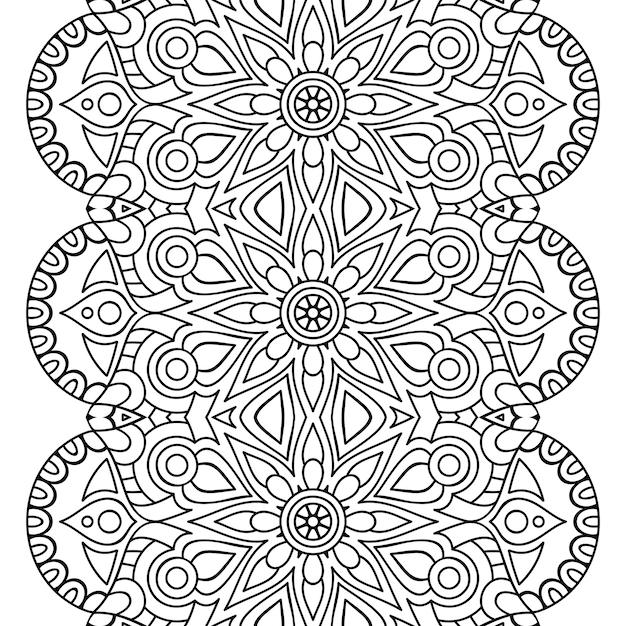 Diseño de mandala ornamental de lujo