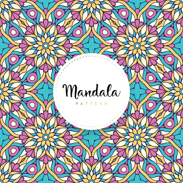 Diseño de mandala ornamental de lujo