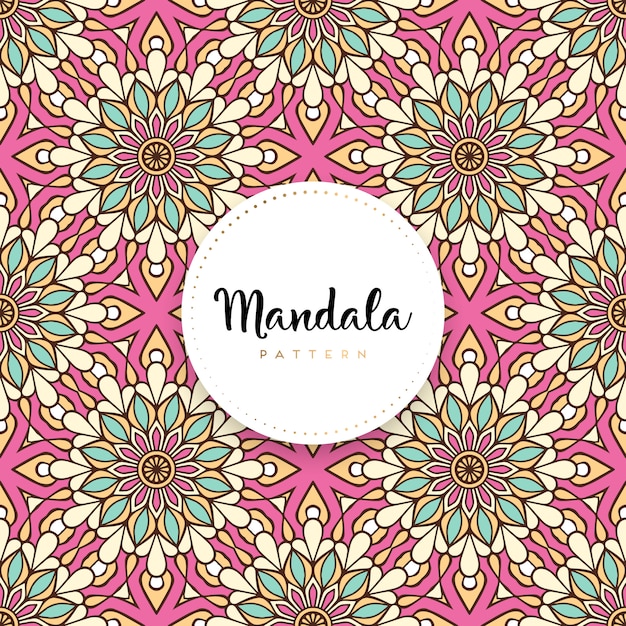 Diseño de mandala ornamental de lujo