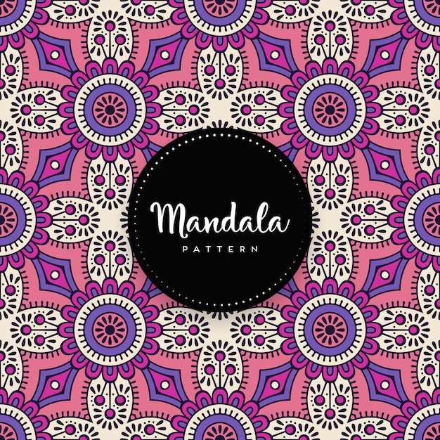 Vector diseño de mandala ornamental de lujo