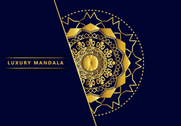 diseño de mandala ornamental de lujo