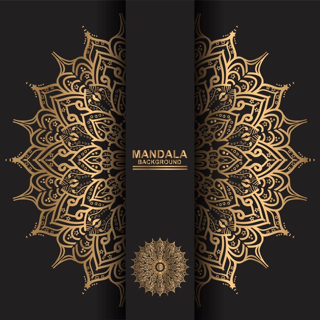 Diseño de mandala ornamental de lujo