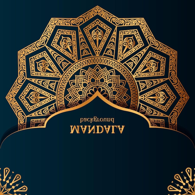 Diseño de mandala ornamental de lujo