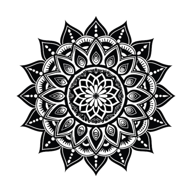 Diseño de Mandala Página para colorear para KDP Interiores