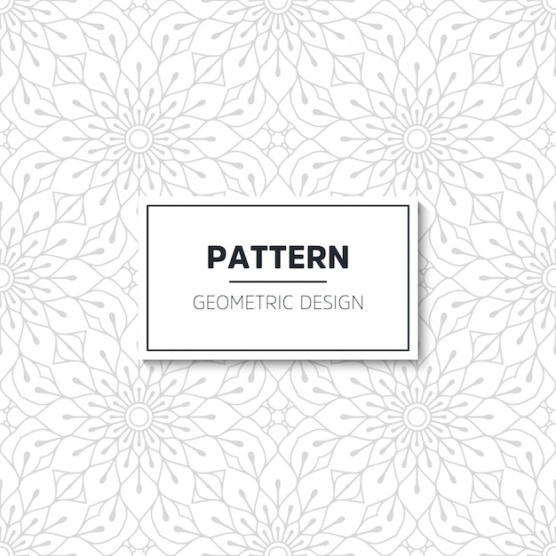 Diseño de mandala de patrón de lujo
