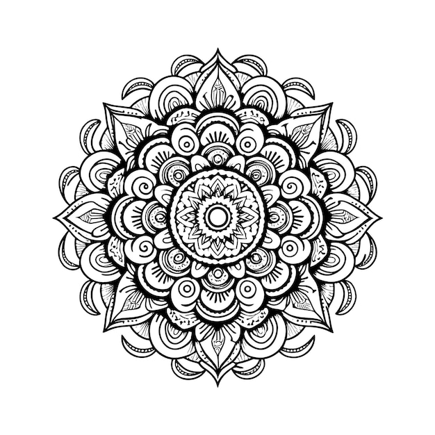 Diseño de mandala Vector Ornamental mandala de lujo mandala patrón mandala dibujo flor mandala