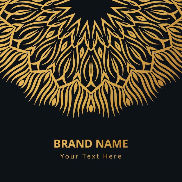 Diseño de mandala Vector Premium