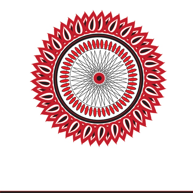 Diseño de mandala de vector