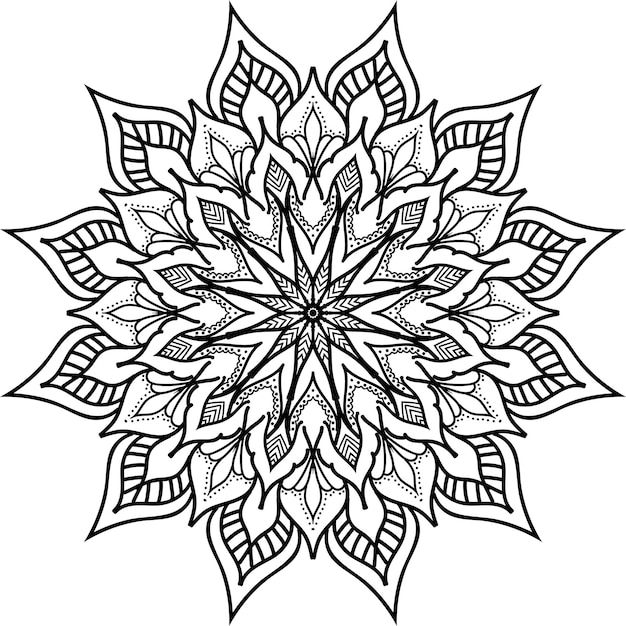 Vector diseño de mandala