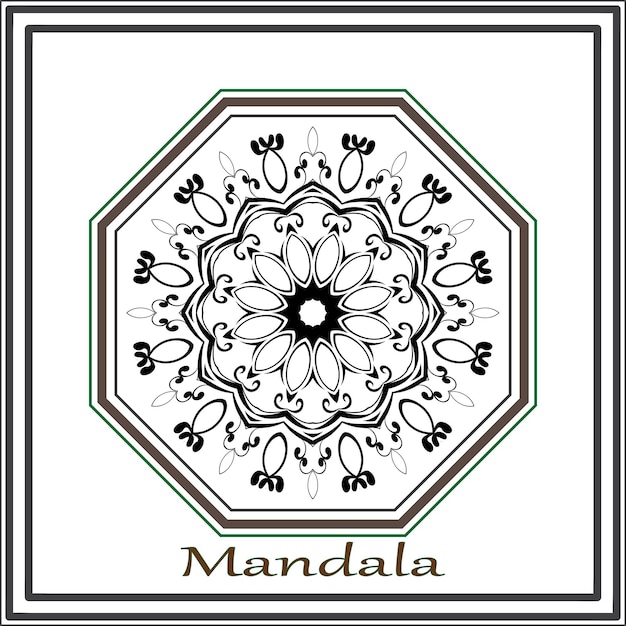 Vector el diseño del mandala