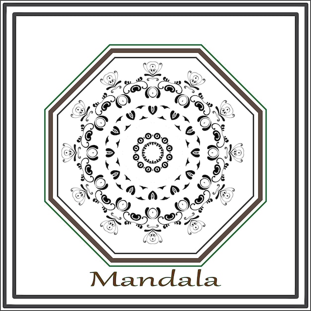 Vector el diseño del mandala