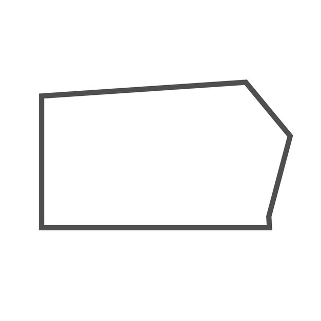 Diseño del mapa del Distrito Estado Federal de Brasil en línea gris vectorial