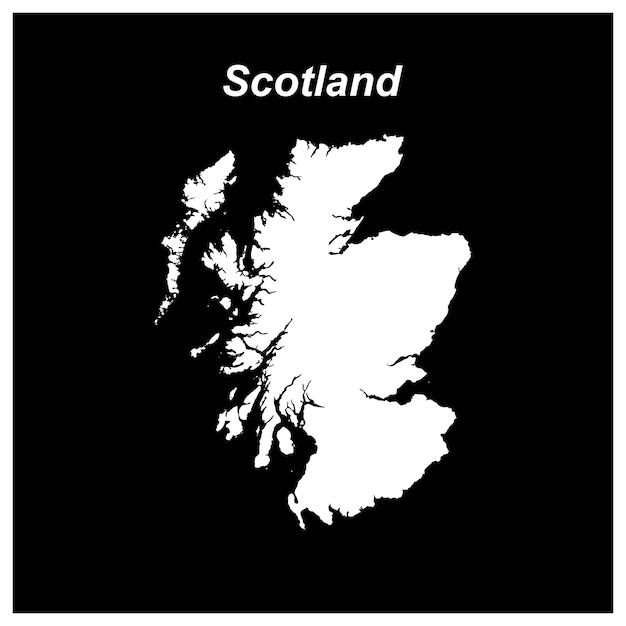 Diseño del mapa de Escocia