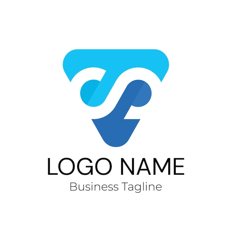 Vector diseño de la marca de la empresa de logotipo