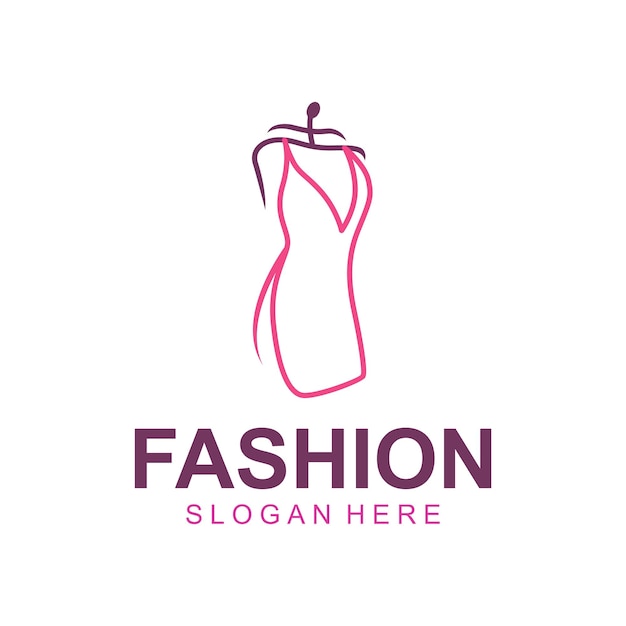 Diseño de marca de plantilla de logotipo de empresa de moda mínima